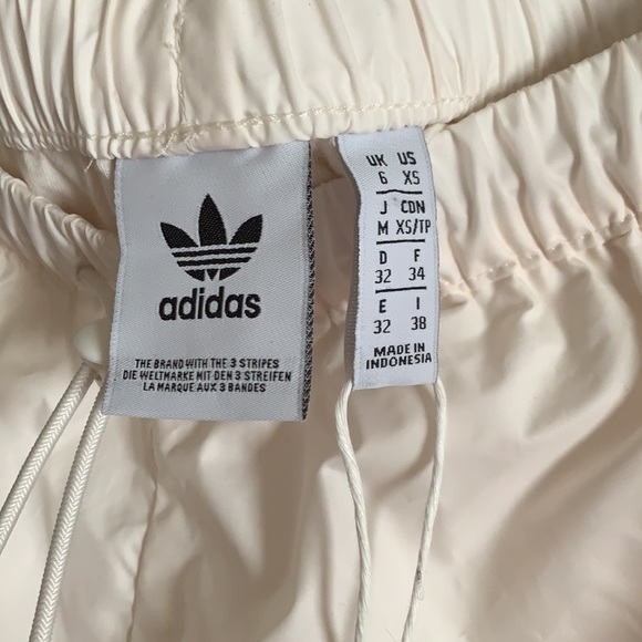 NWT cream and coral adidas track pants - Picture 6 of 6